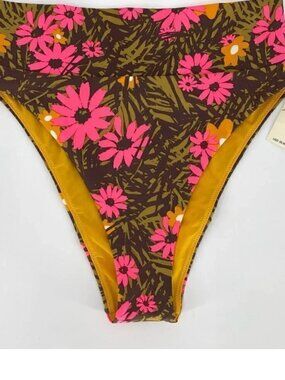 Aerie High‎ Cut Cheeky Bottom, floral, Small